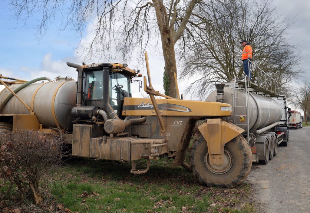 épandage liquide